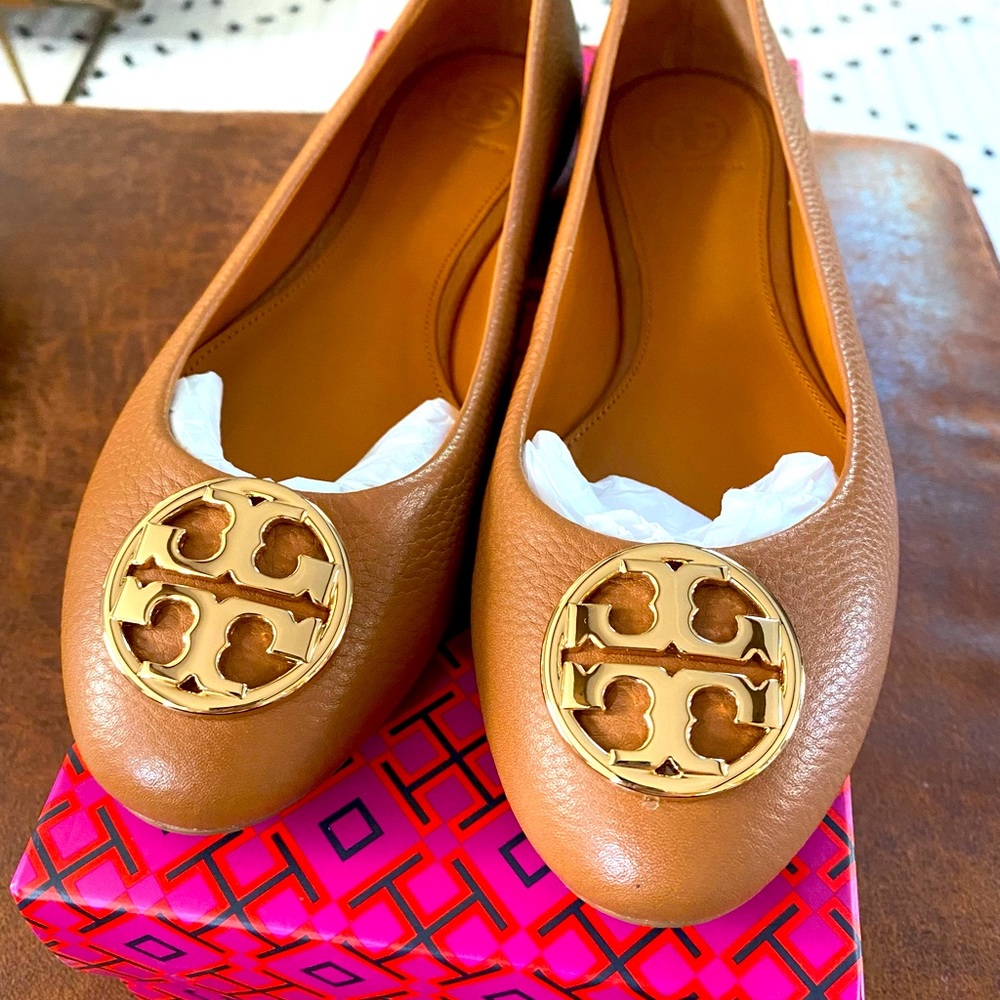 TORY BURCH Chelsea Ballet Flats - Tumbled Leather
